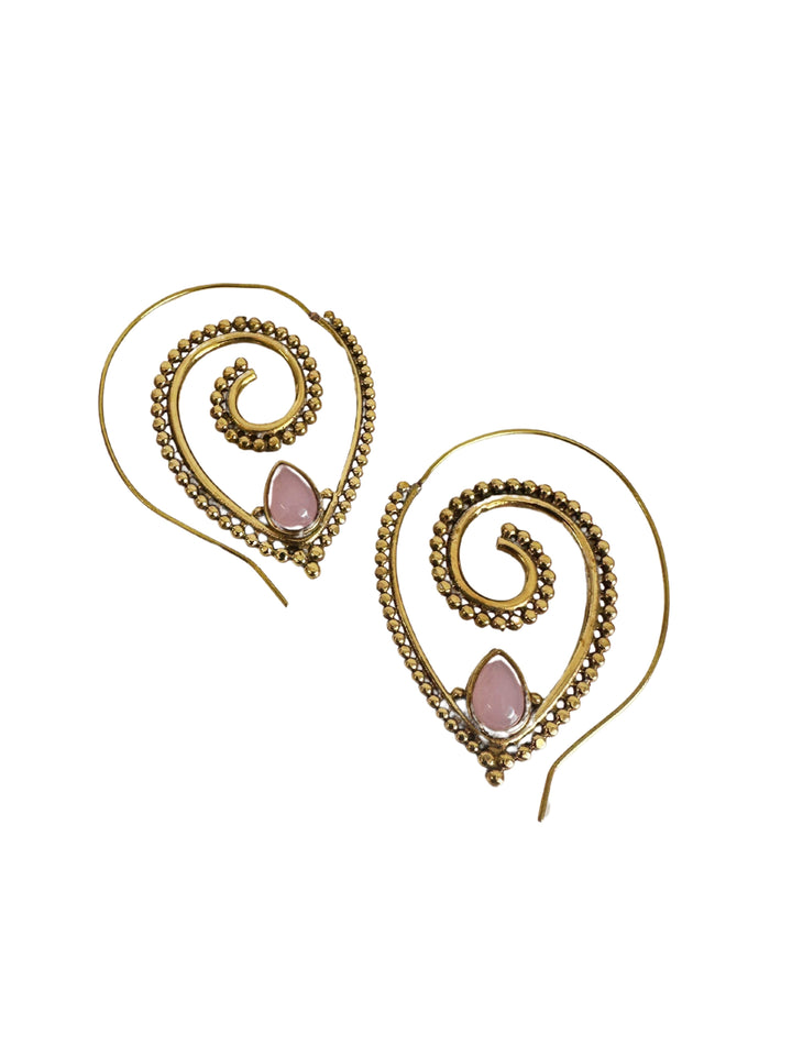 Sajan Rose Quartz Earring