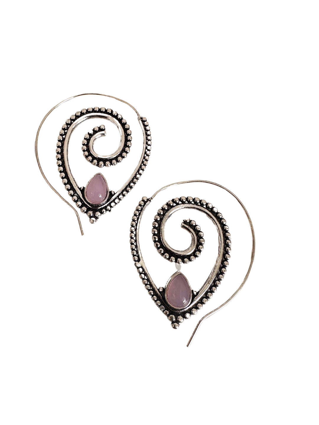 Sajan Rose Quartz Earring