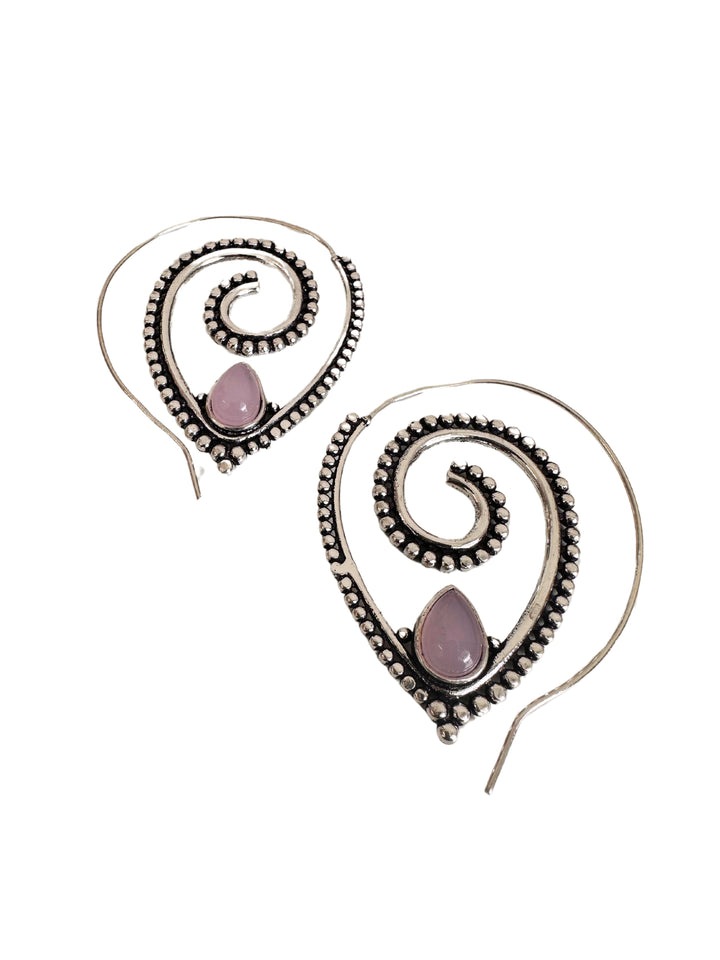 Sajan Rose Quartz Earring