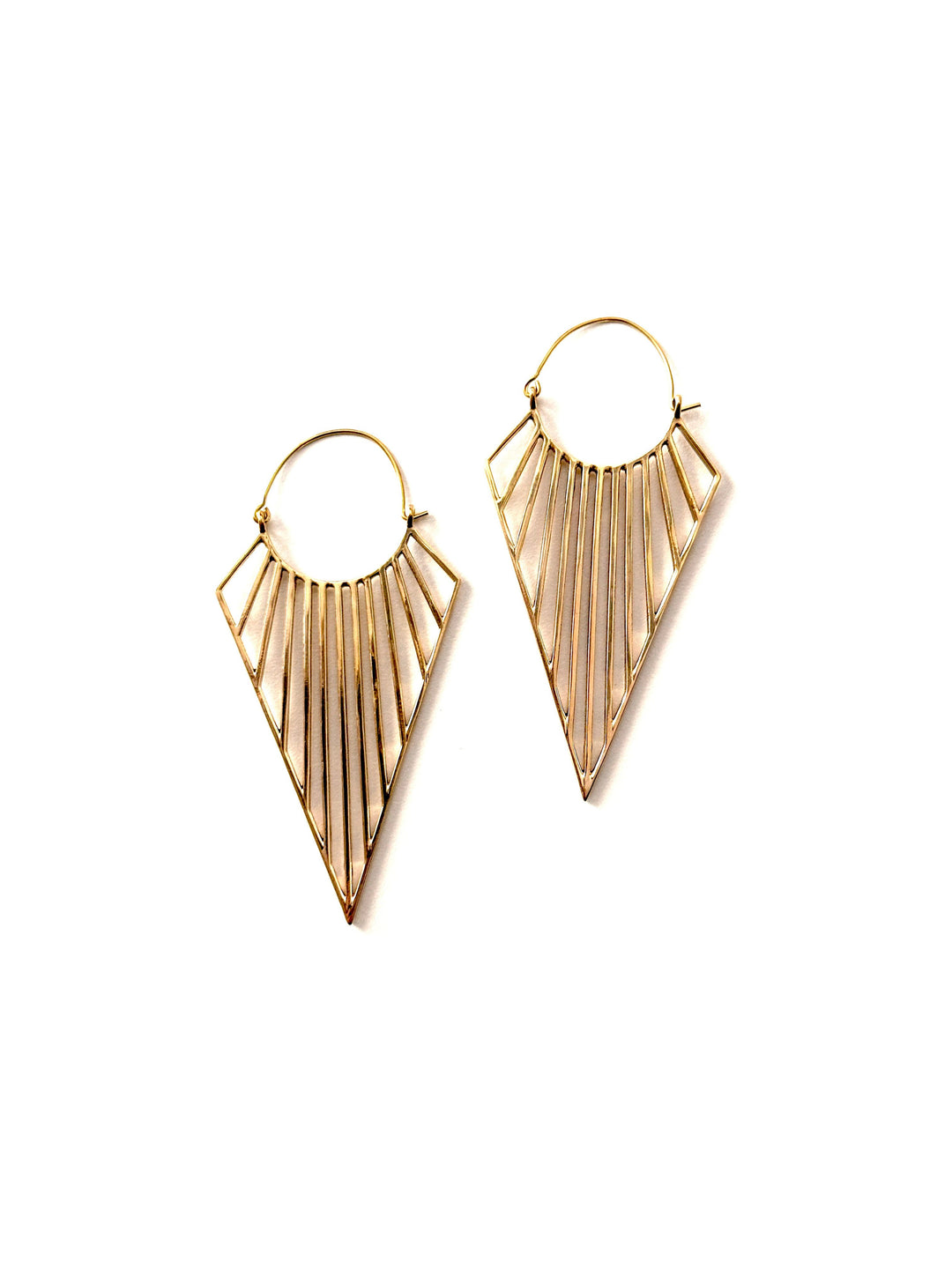 Jali Brass Earring