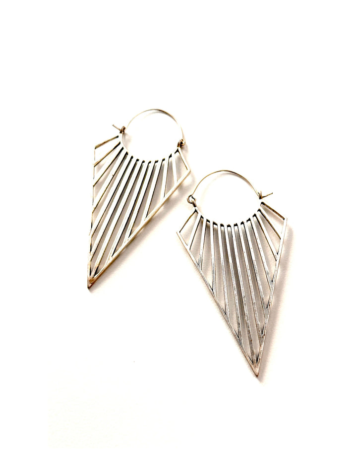 Jali Brass Earring