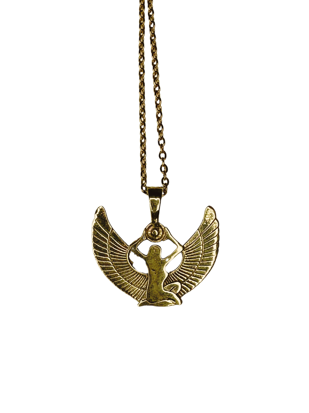 Golden Guardian Isis Necklace