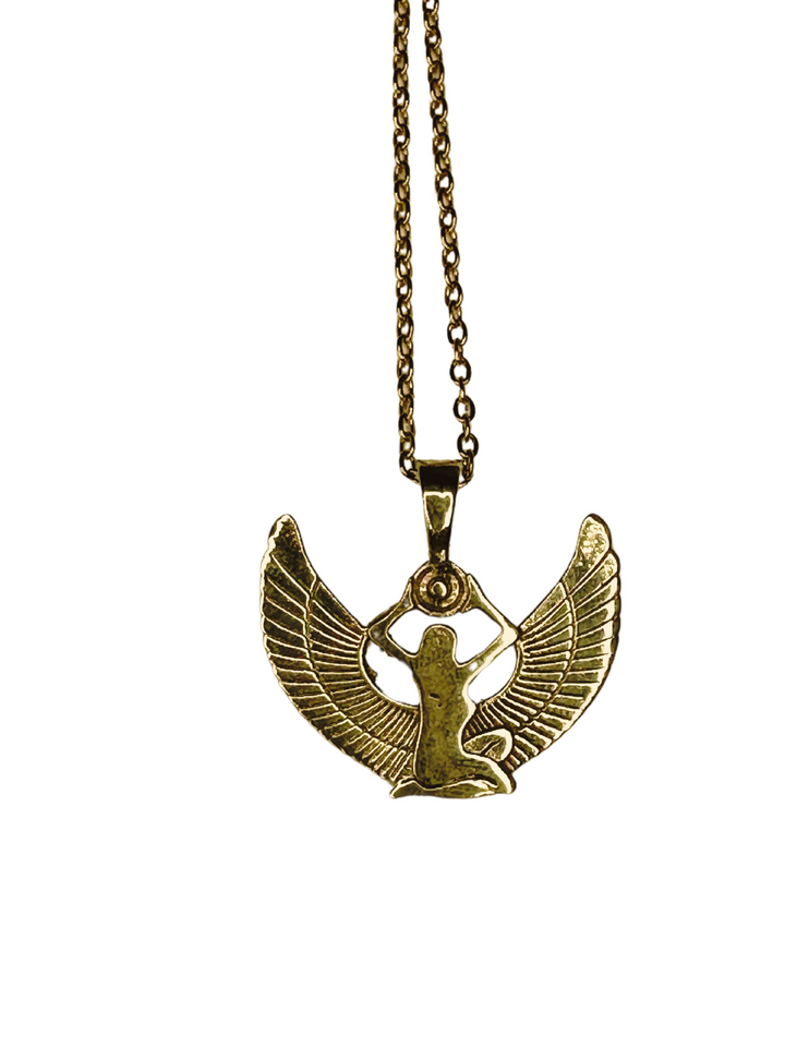 Golden Guardian Isis Necklace