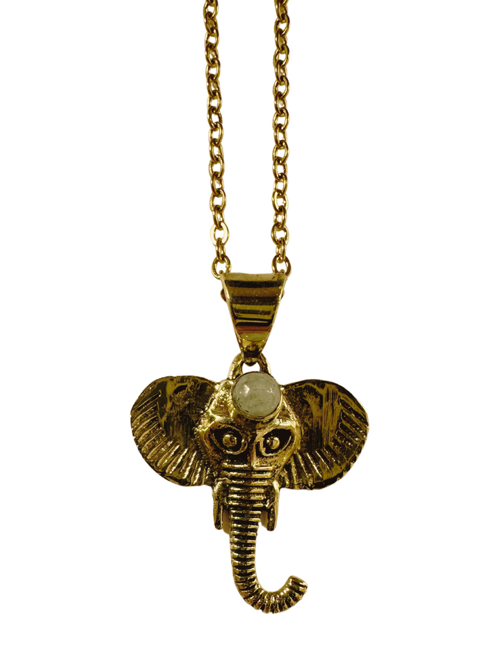 Ganesh's Grace Gemstone Necklace