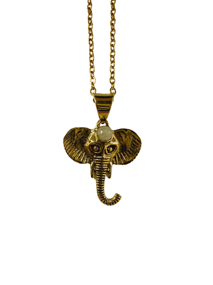 Ganesh's Grace Gemstone Necklace