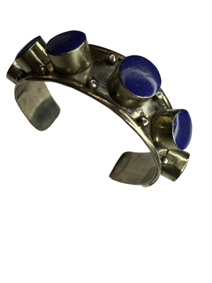 TB201 Tibetan Lapis Adjustable Cuff