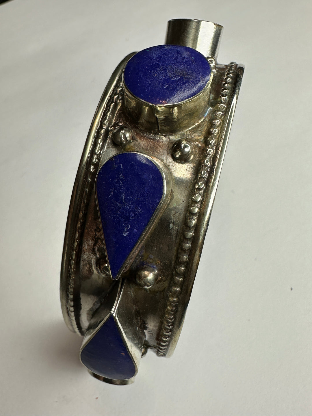 TB203 Tibetan Lapis Adjustable Cuff