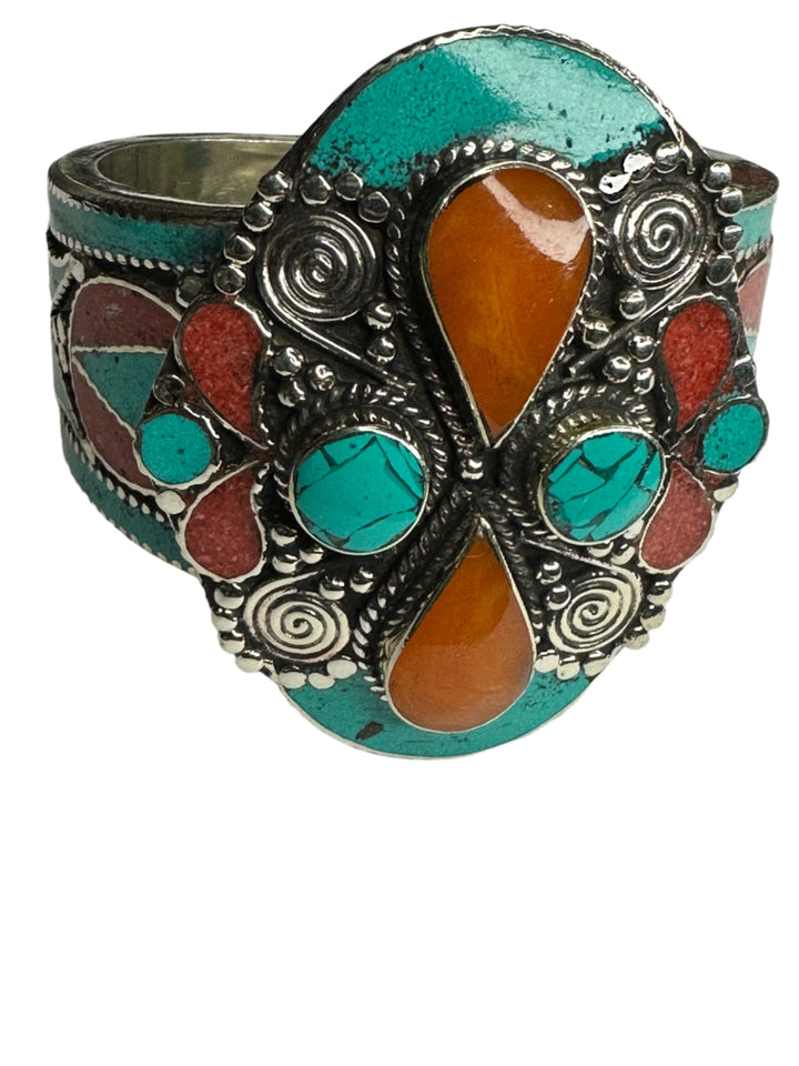 TB217 Tibetan Adjustable Cuff