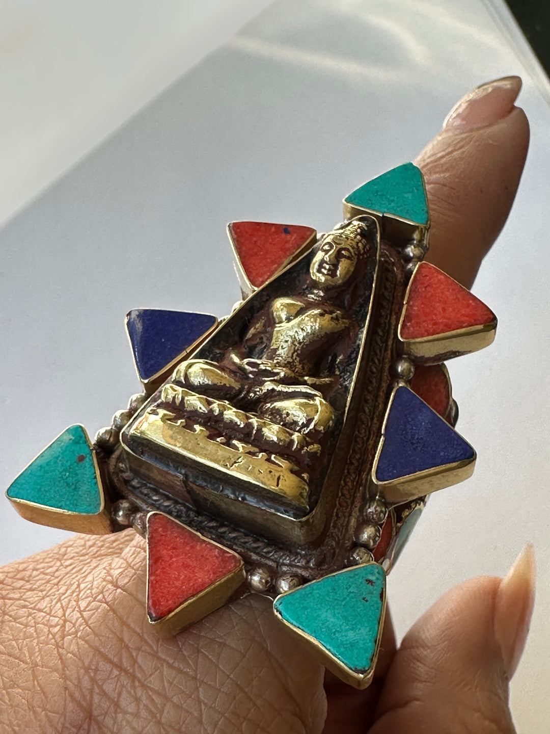 R2 Buddha Adjustable Ring