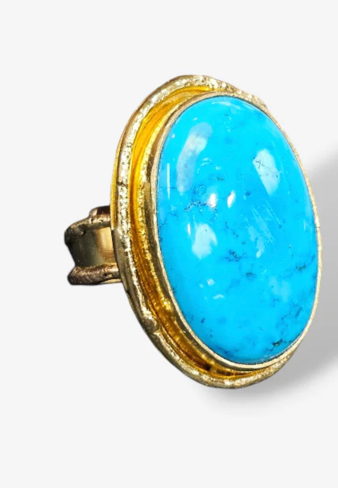 KA01  Turquoise Adjustable Ring