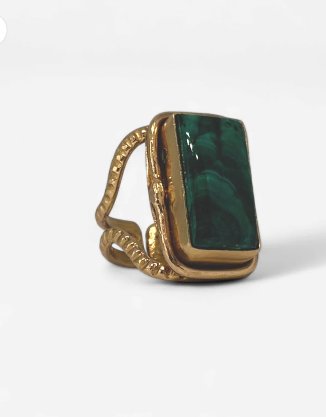 KA14 Malachite Adjustable Ring