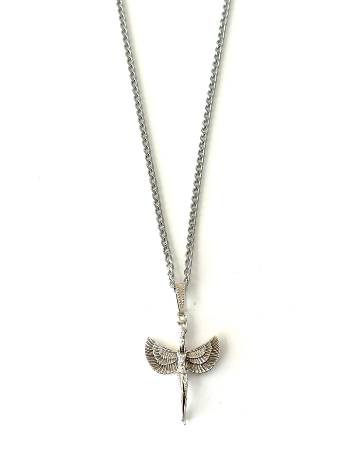 Devi Goddess Silver Necklace