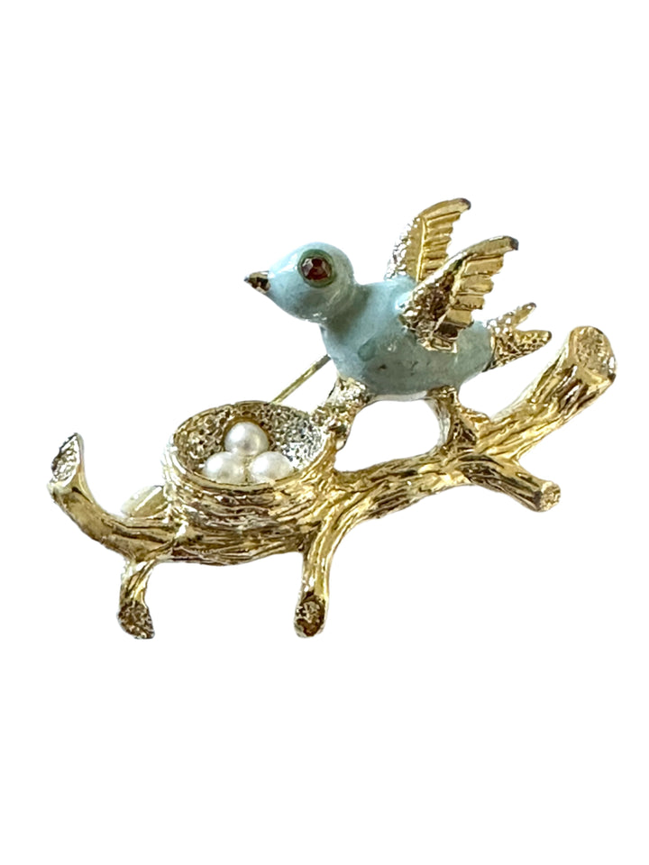 157 Vintage Gerry's Blue Bird Brooch