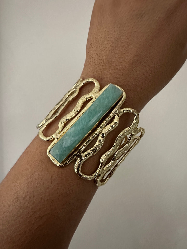 TL 001 - Gemstone Cuff