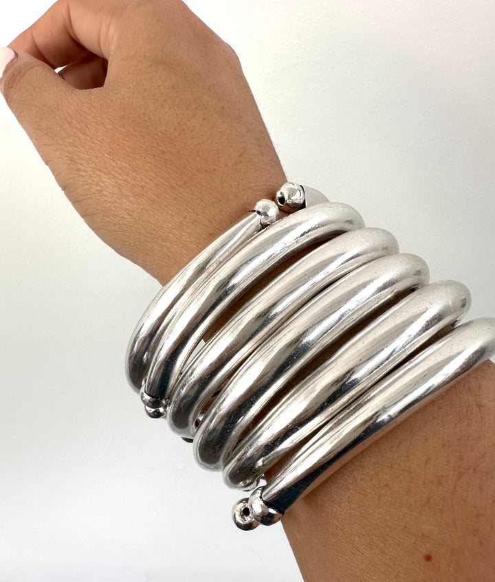 Kimaya Vintage Silver Cuff