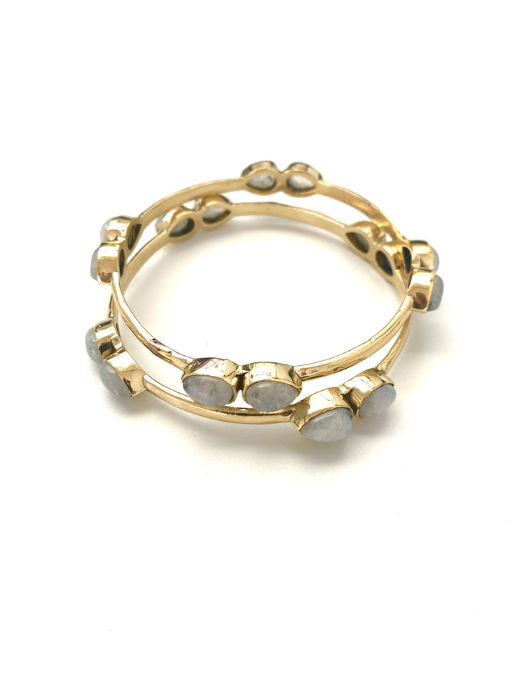 Kamil Moonstone Bangle