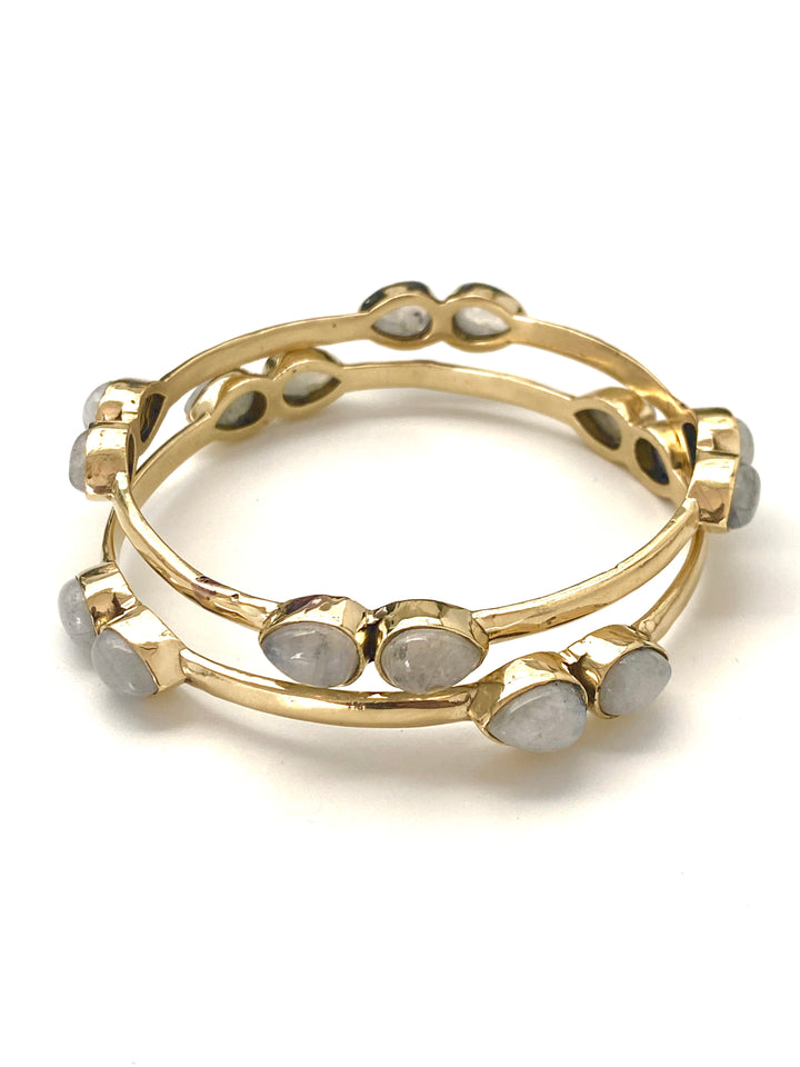 Kamil Moonstone Bangle