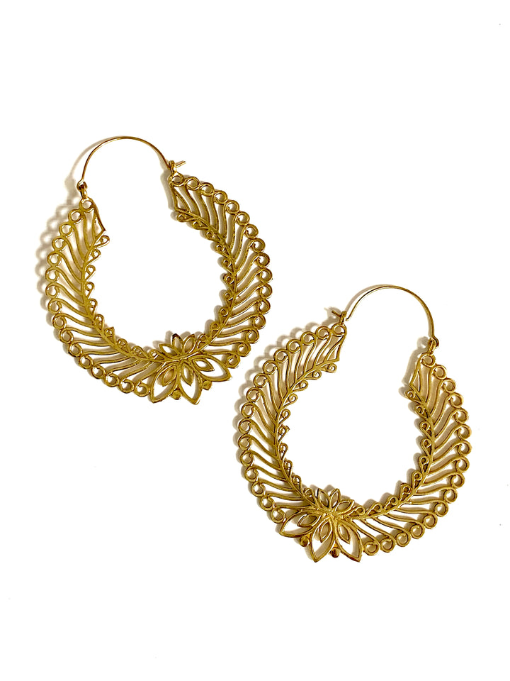 Heera Brass Hoop