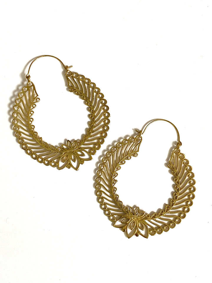 Heera Brass Hoop