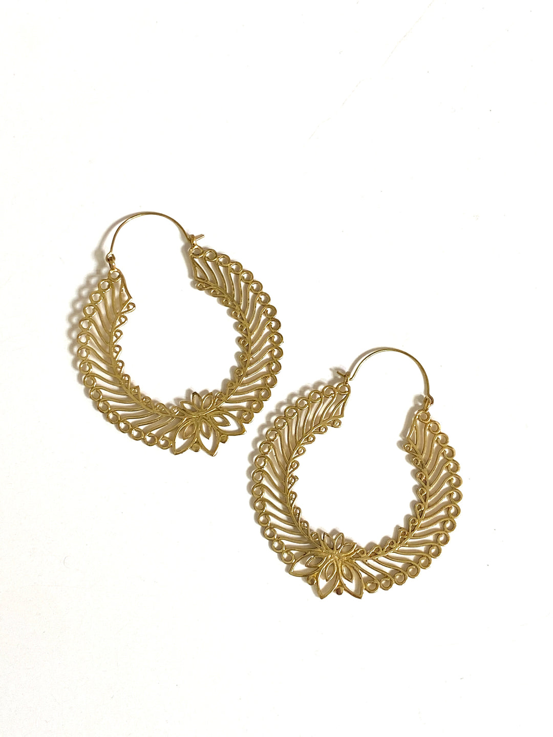 Heera Brass Hoop